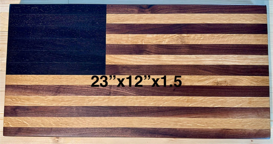 American flag charcuterie board