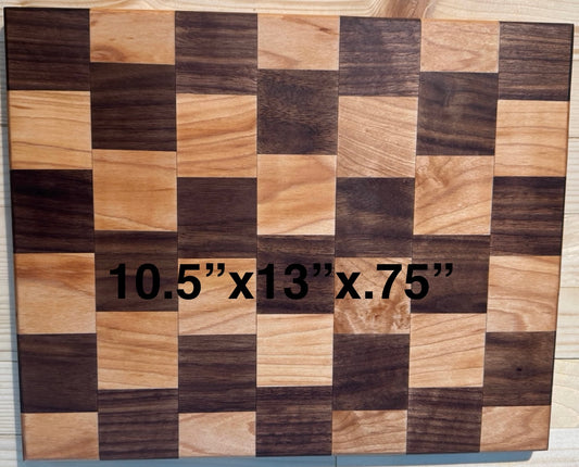 Maple and walnut Cutting board